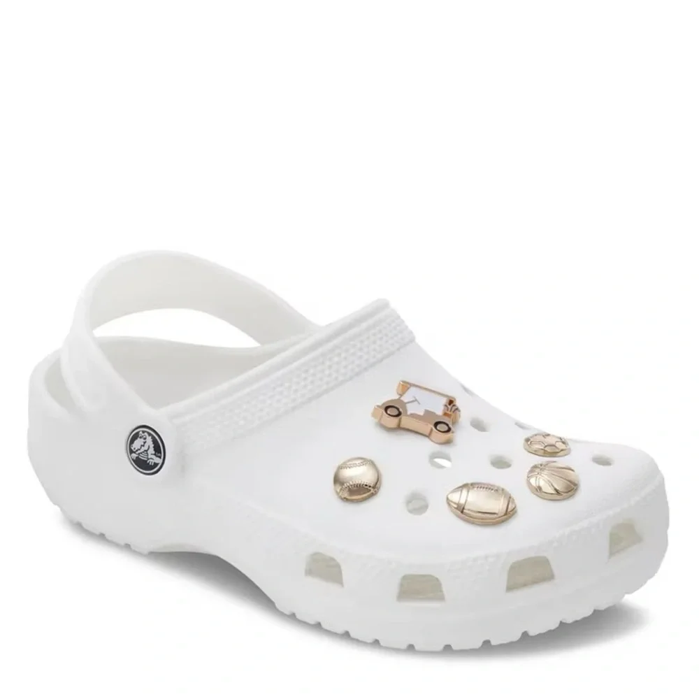 Crocs All Gold Sports Jibbitz Set - 5 Pack—NWT